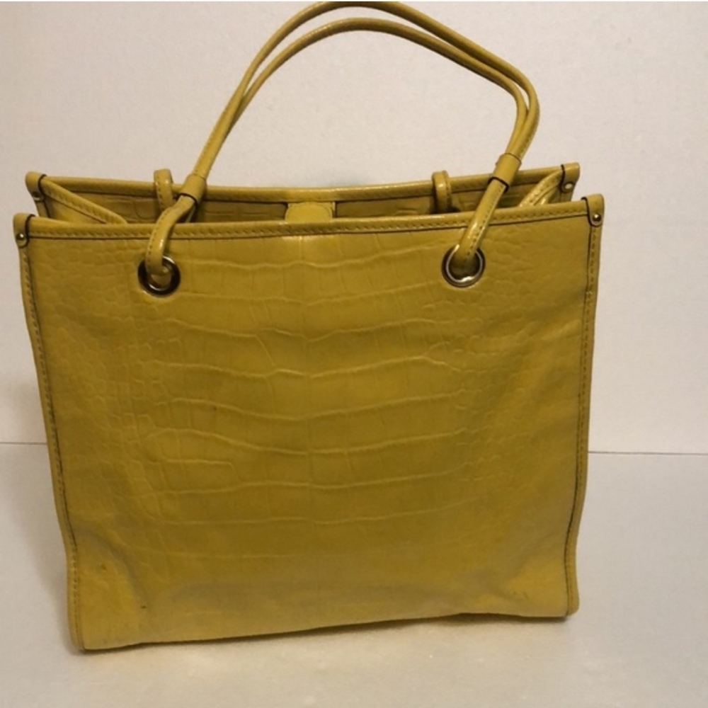 Antonio Melani Croc Embossed Tote Bag - Picture 3 of 11